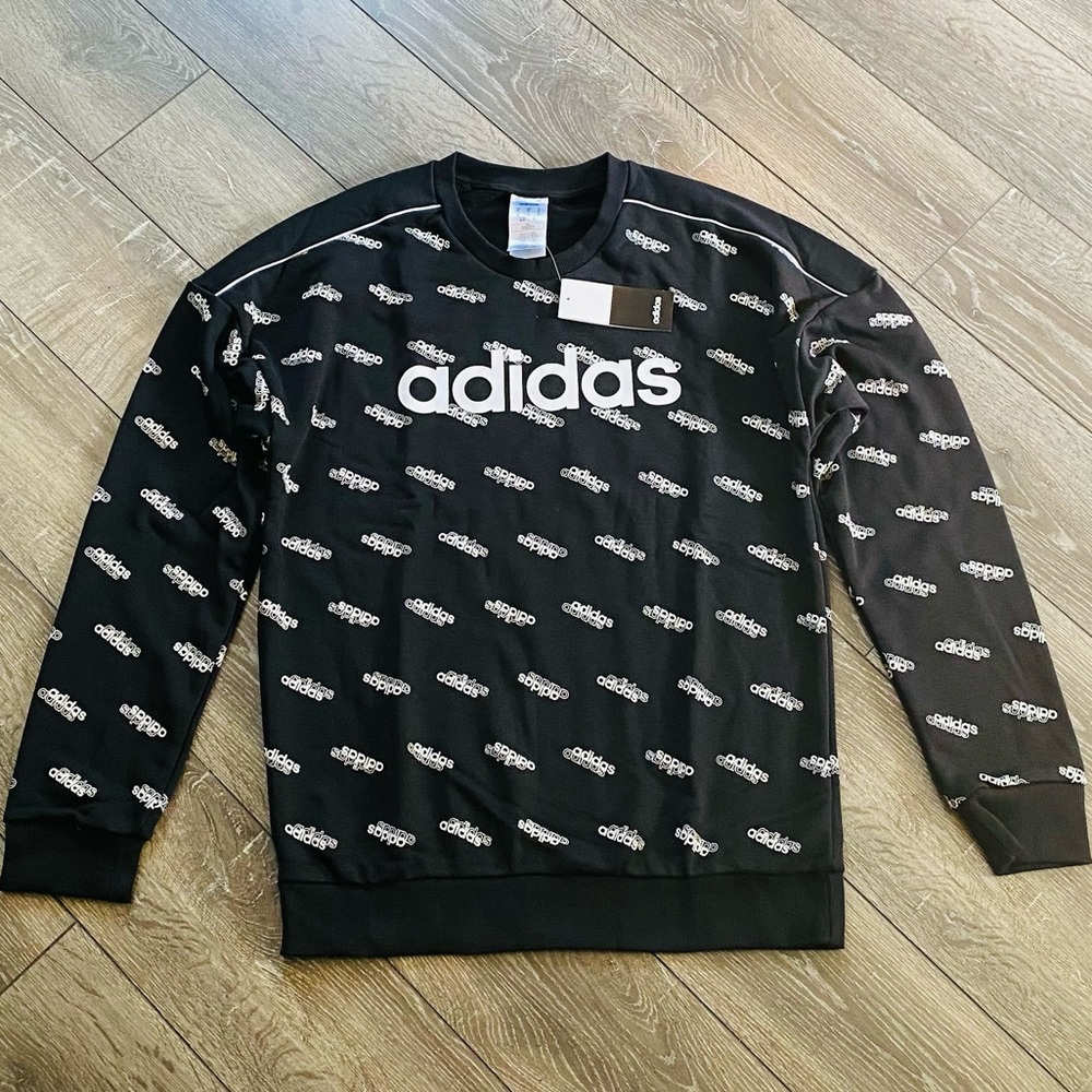 NEW ADIDAS Graphic Men’s Sweatshirt - Picture 2 of 16